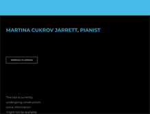 Tablet Screenshot of martinacukrovjarrett.com